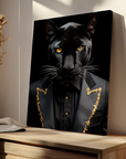 Black Leopard Suit