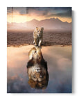 Lion Reflection