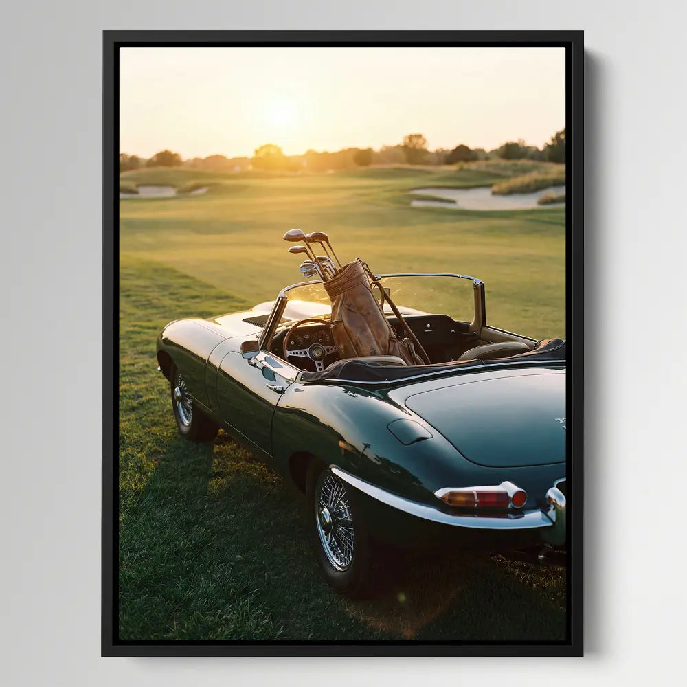 Retro Sunset Golf