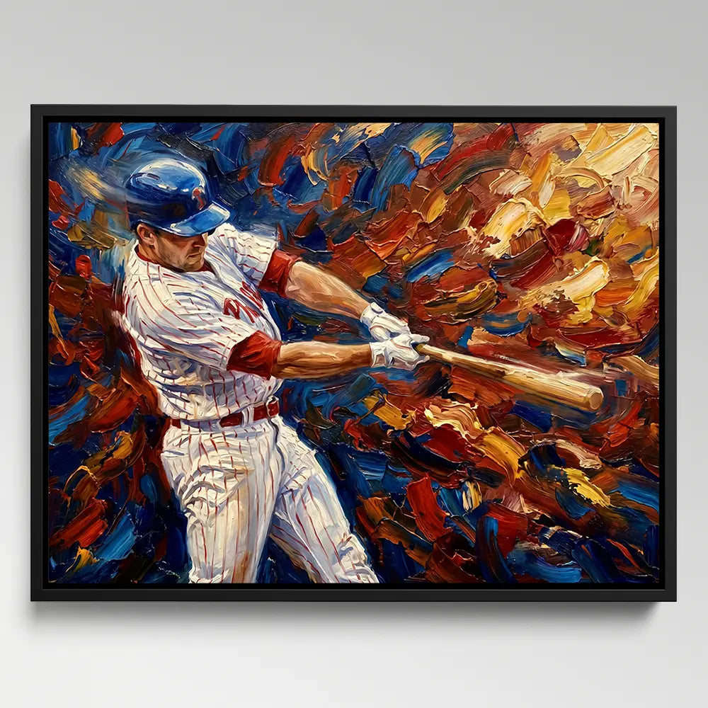 Baseball Player Painting