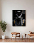 Black Leopard Suit
