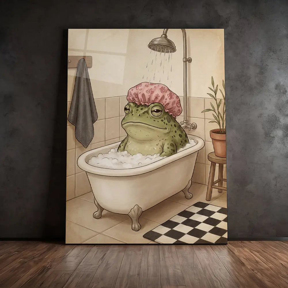 Bathing Frog