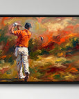 Golf Player Painting