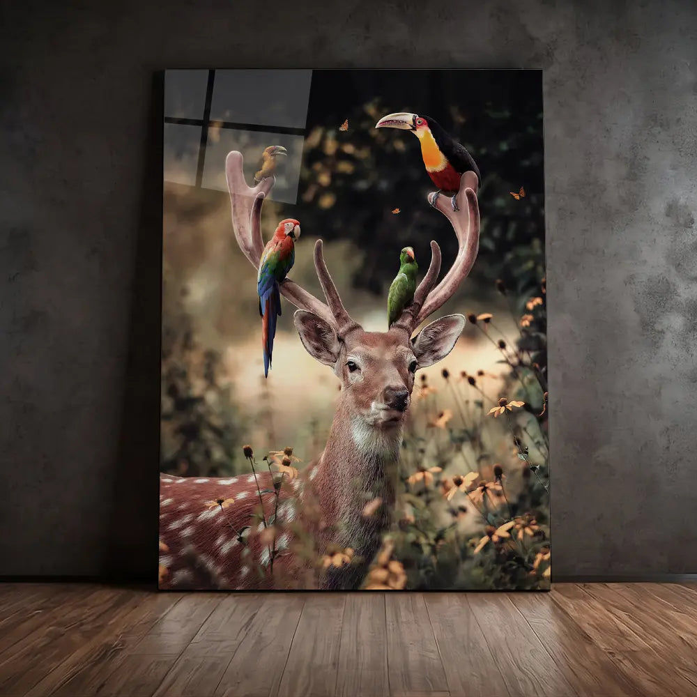 Deer &amp; Birds