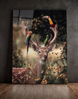Deer & Birds