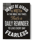 Fearless Faith Reminder