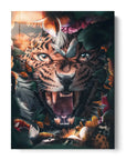 Floral Leopard