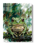 Frog Splatter Painting