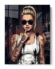 Hot Model Graffiti