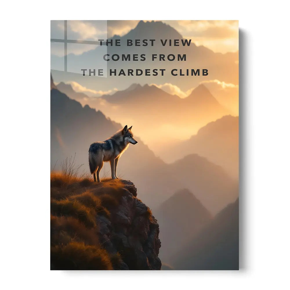 Top of Mountain Best View Wolf