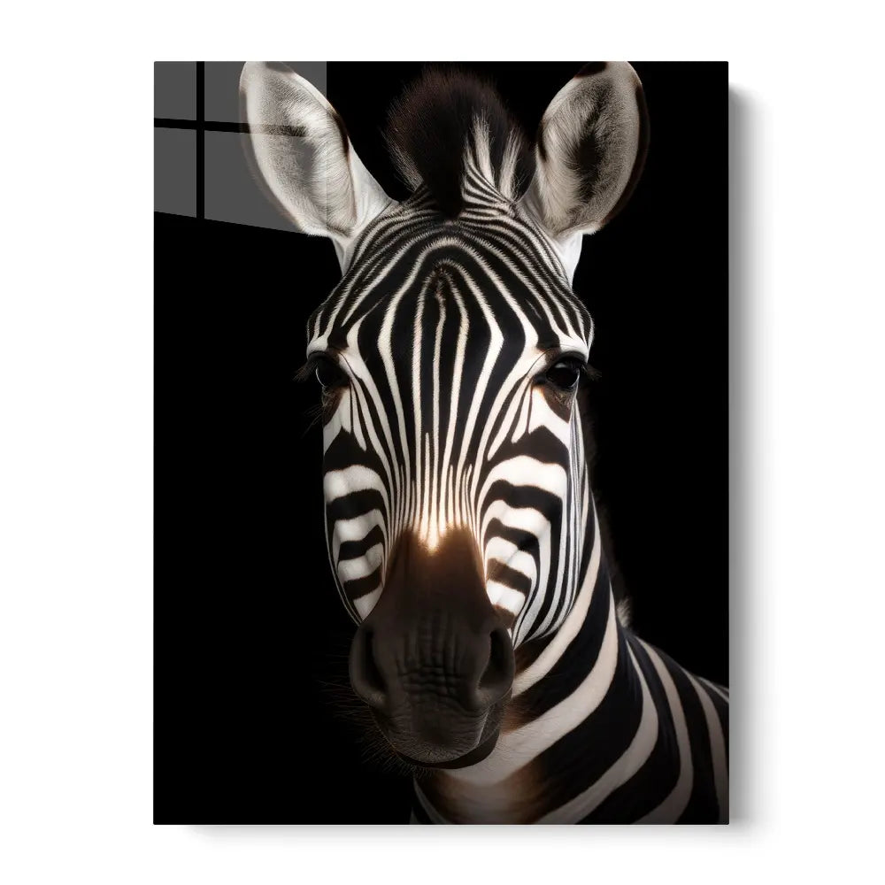 Zebra Black Portrait