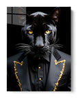 Black Leopard Suit