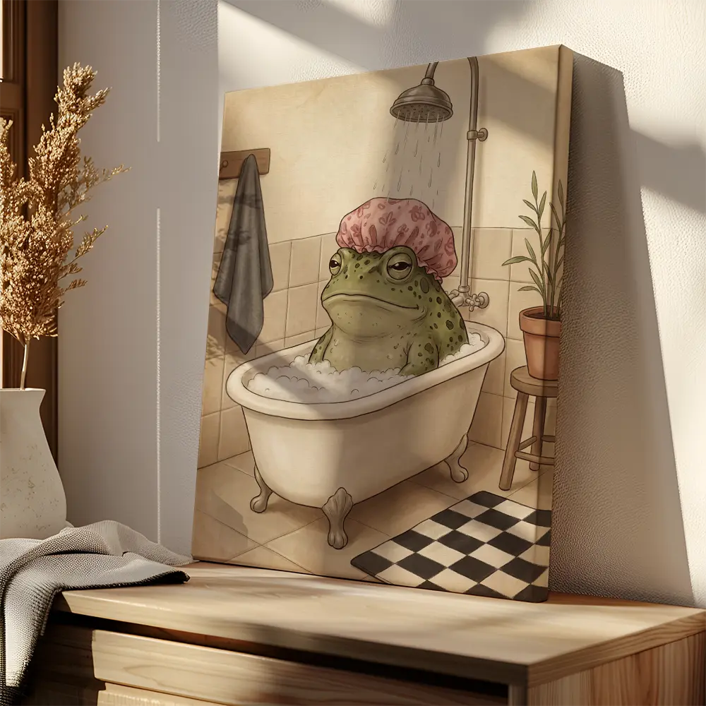 Bathing Frog