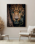 Hiding Leopard