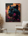 Floral Black Panther