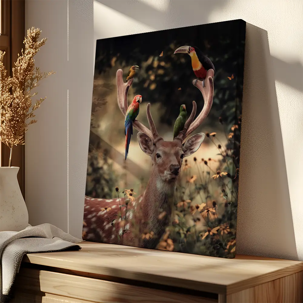 Deer &amp; Birds