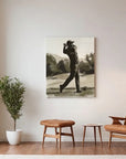 Golf Player Drawing
