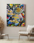 Astronaut Money Pop Art