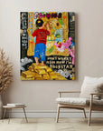 Banksy Gold Pop Art