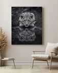 Black And White Lion Cub