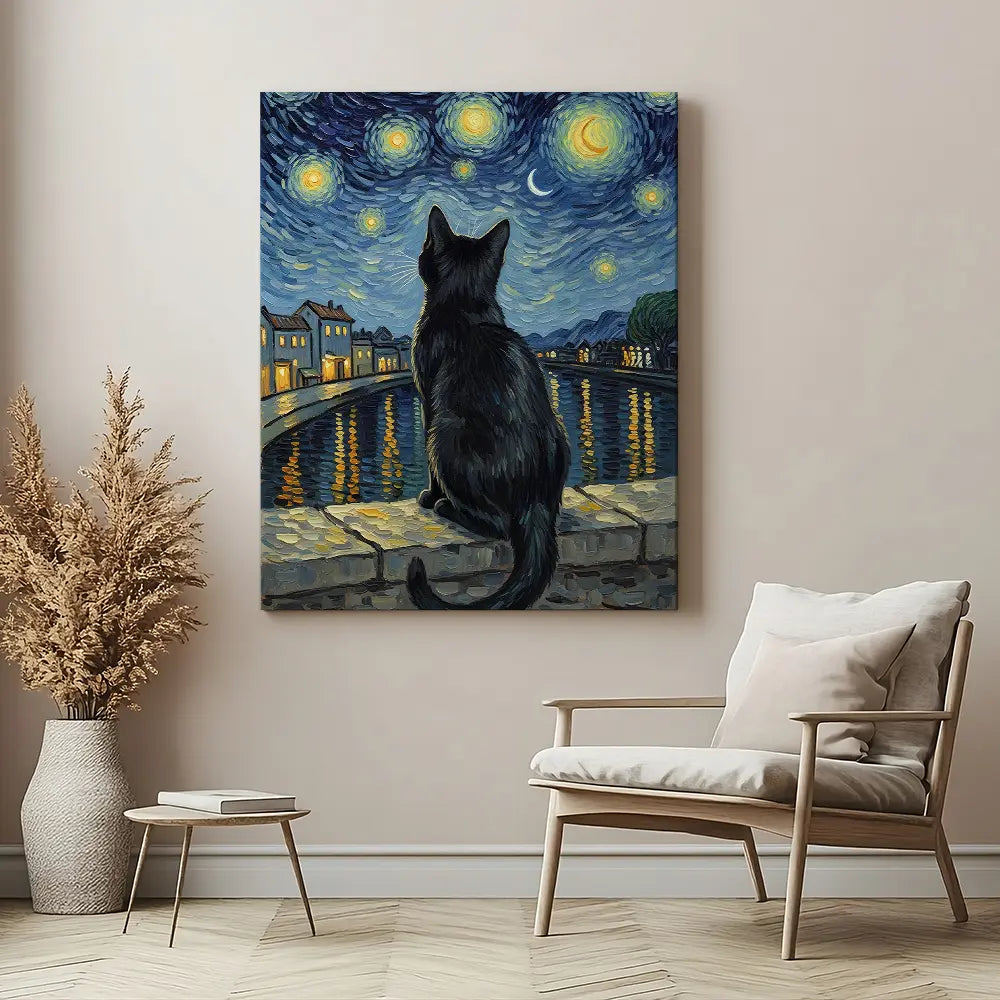 Black Cat Van Gogh