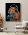 Capybara Playing Videogames