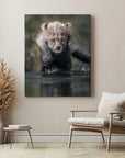 Cheetah Cub Water