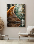 Fox Butterfly Reflection