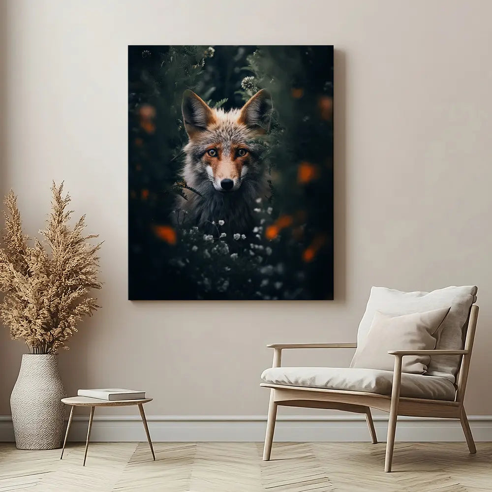 Fox Hiding Forest