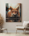 Fox Watching Butterfly