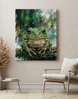 Frog Splatter Painting