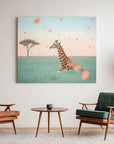 Giraffe Grass Fantasy