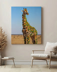 Giraffe Safari Flowers