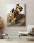 Hanging Cheetah Cub