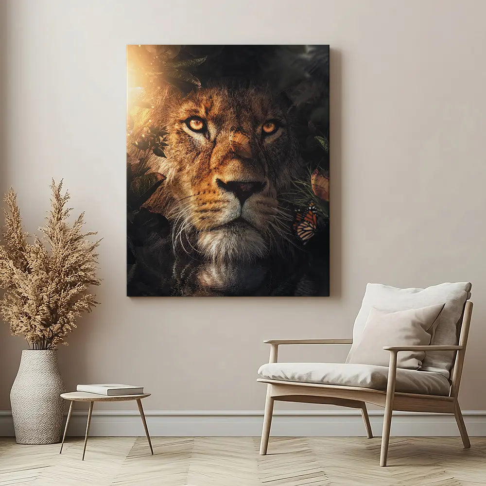 Hiding Lion