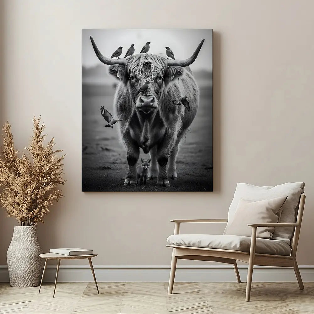 Highland Cow Fox