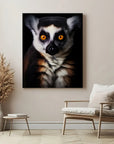 Lemur Black Portrait