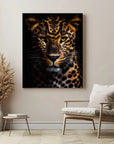 Leopard Black Portrait