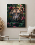 Lion Angry Flowers