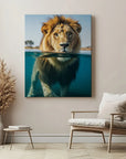 Lion Swimming