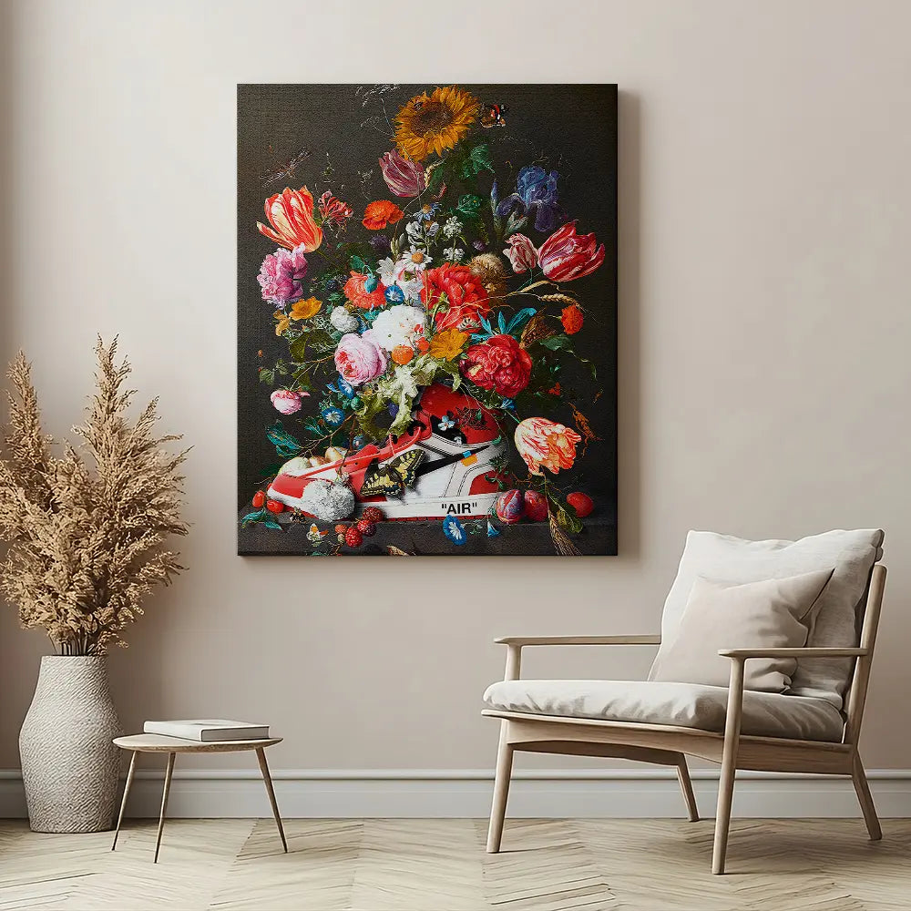 Nike Flowers Painting