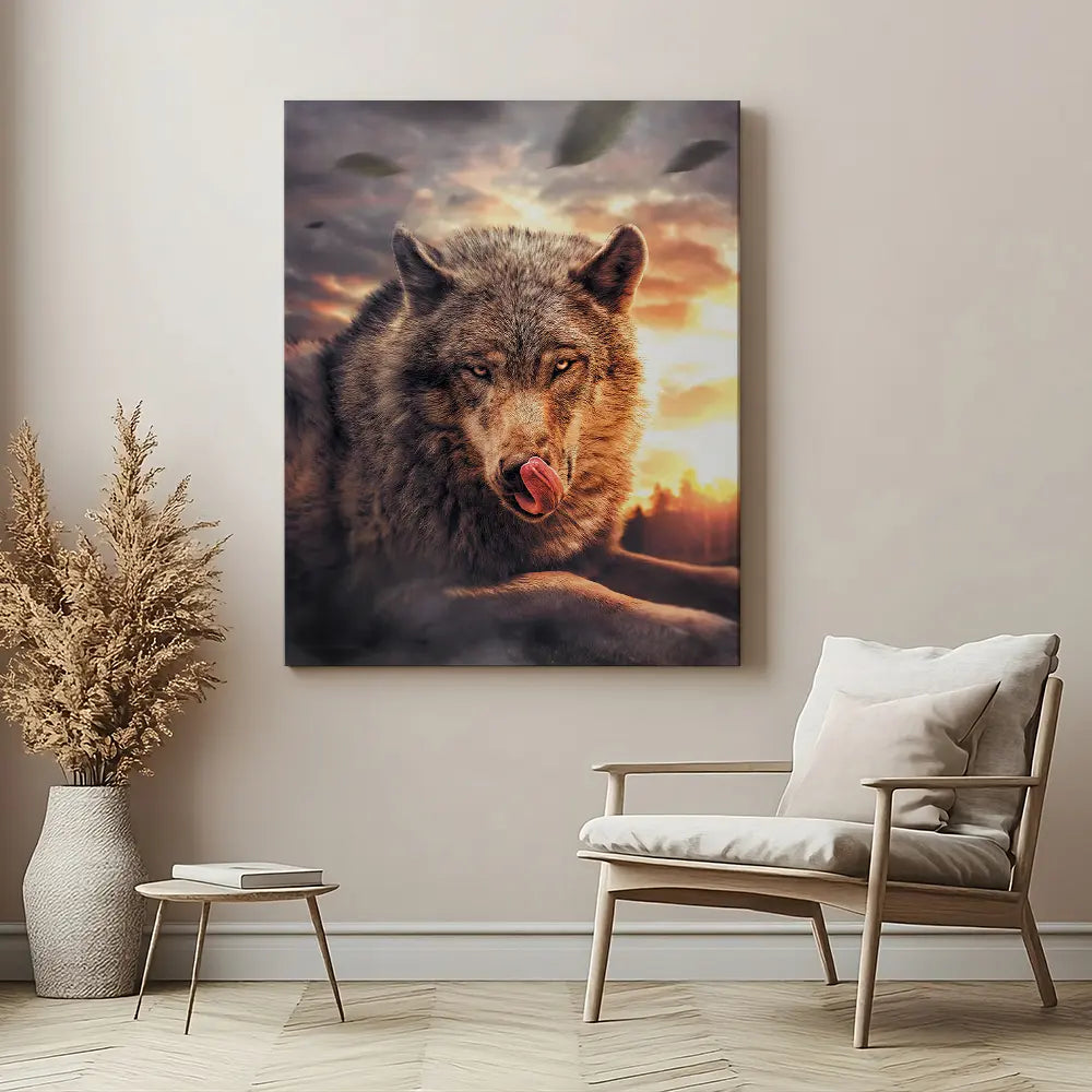Sunset Wolf