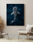 Whale Glowing Water