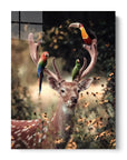 Deer & Birds