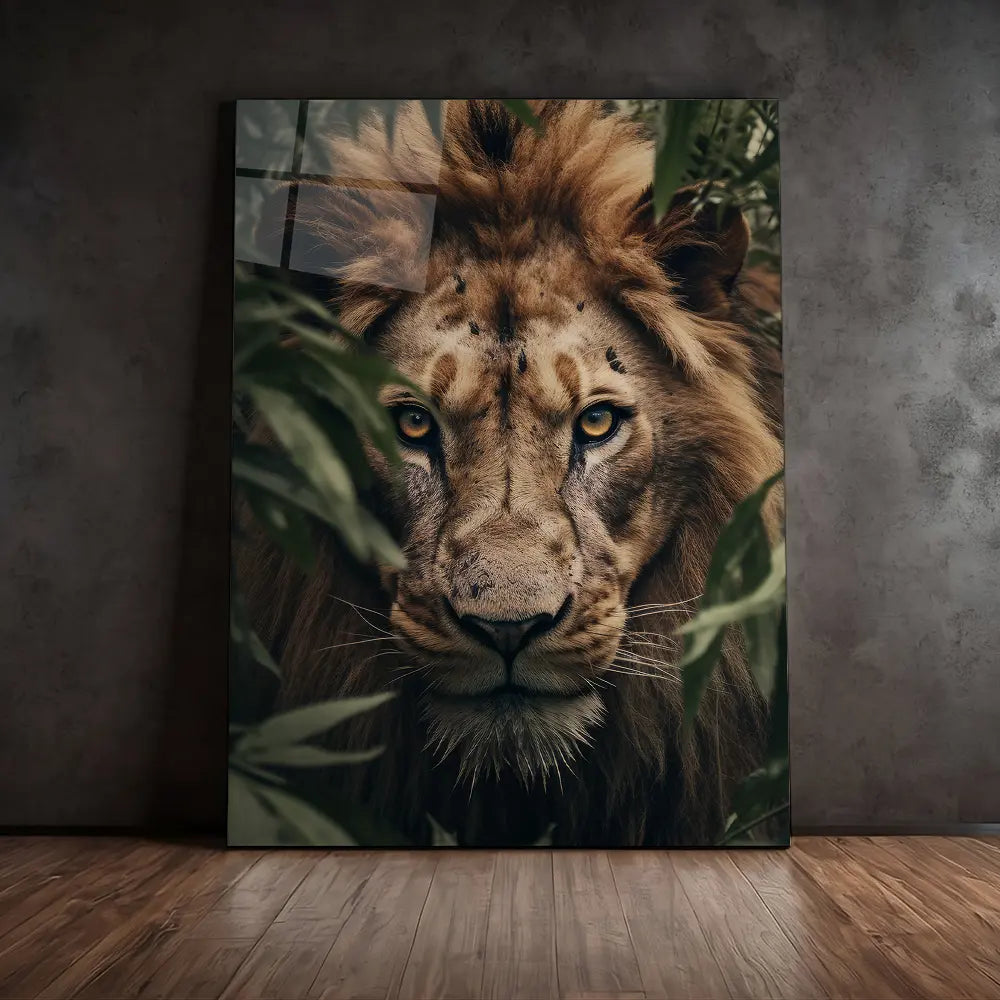 Bushes Lion