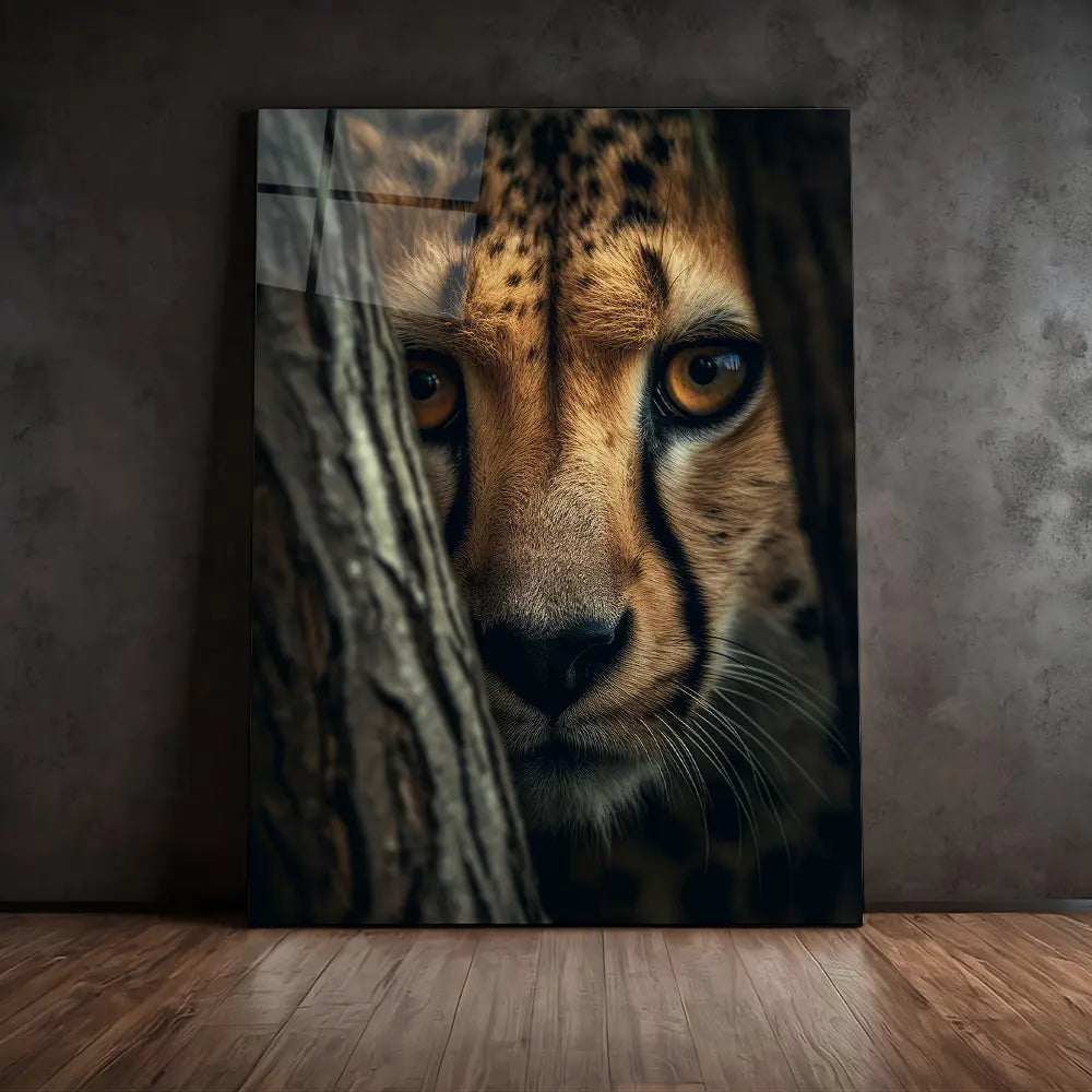 Cheetah Hiding