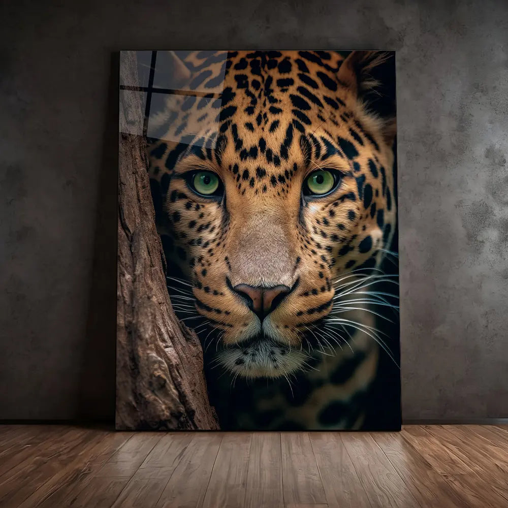 Hiding Leopard