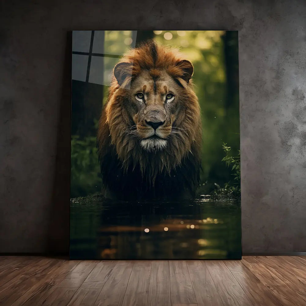 Lion in Water