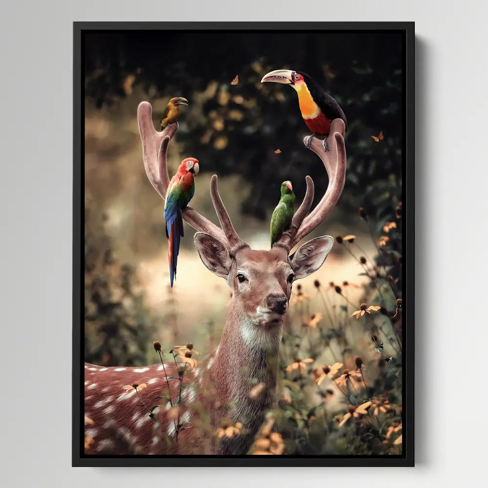 Deer &amp; Birds
