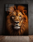 Beautiful Lion Black Portrait